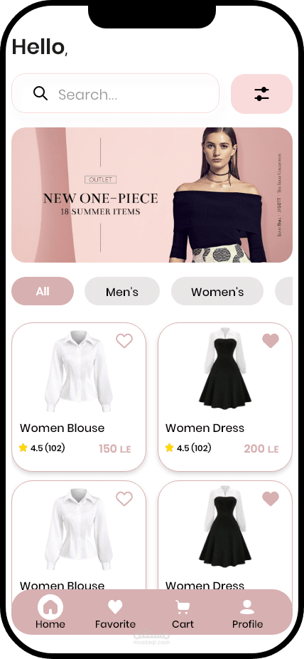 Fashion Store App UI