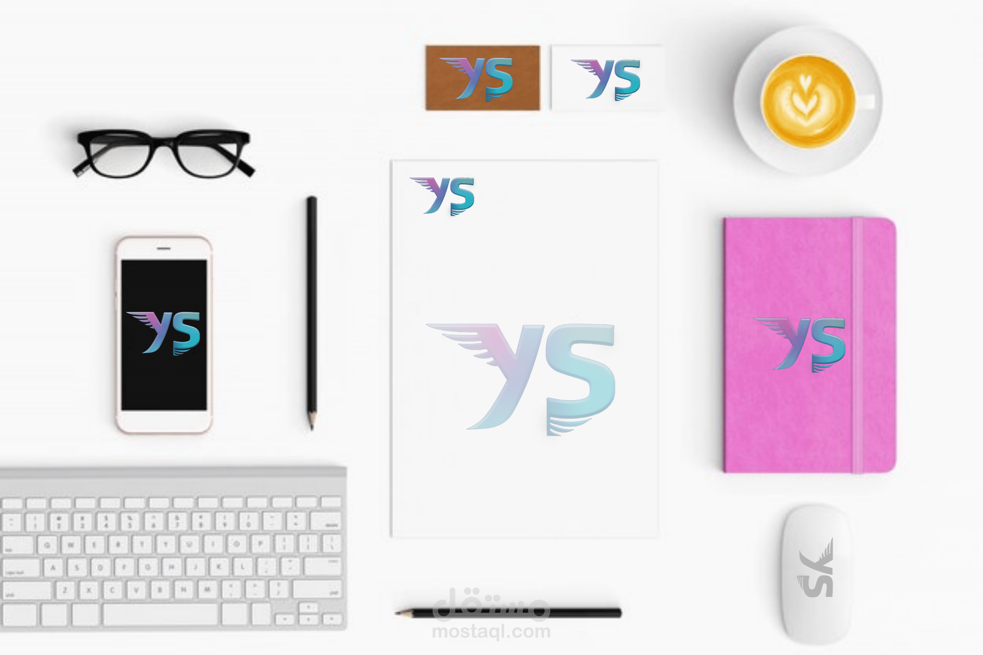 هوية بصرية لشركة رحلات تدعى YS