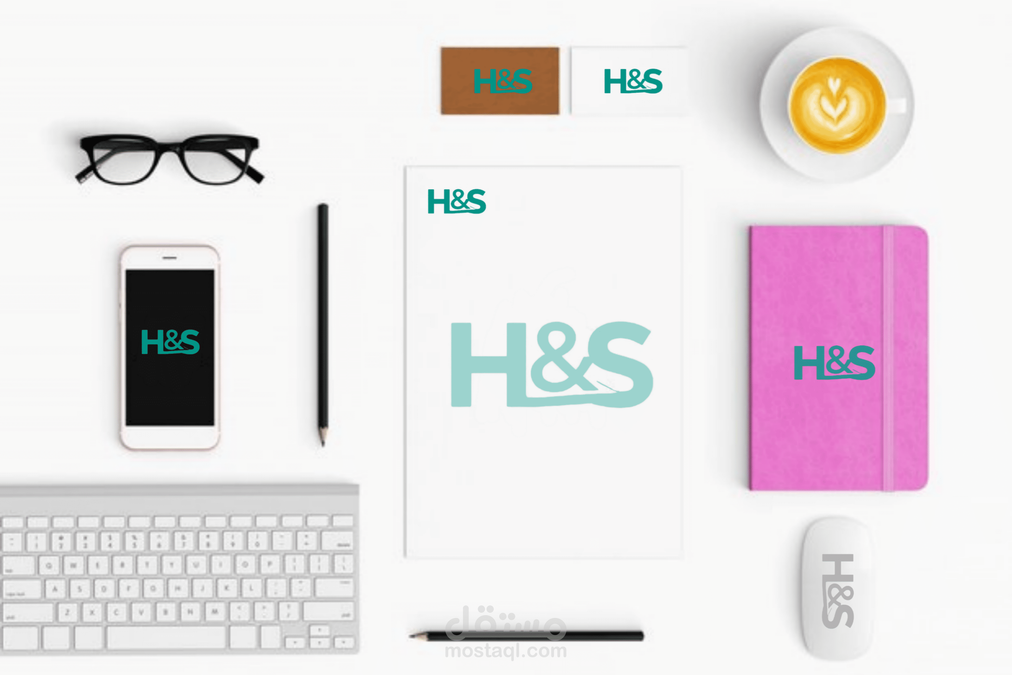 هوية بصرية لشركة اعلان