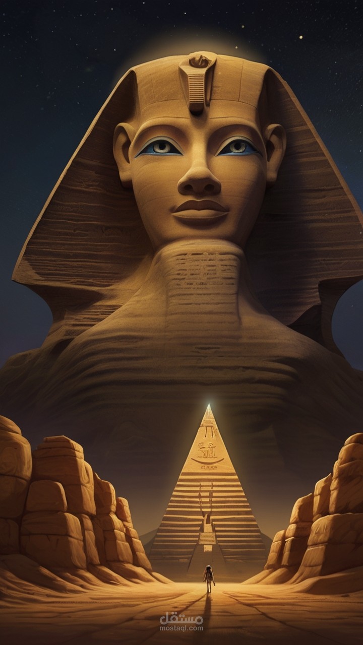 تصميم كتاب الكتروني عن الفراعنه