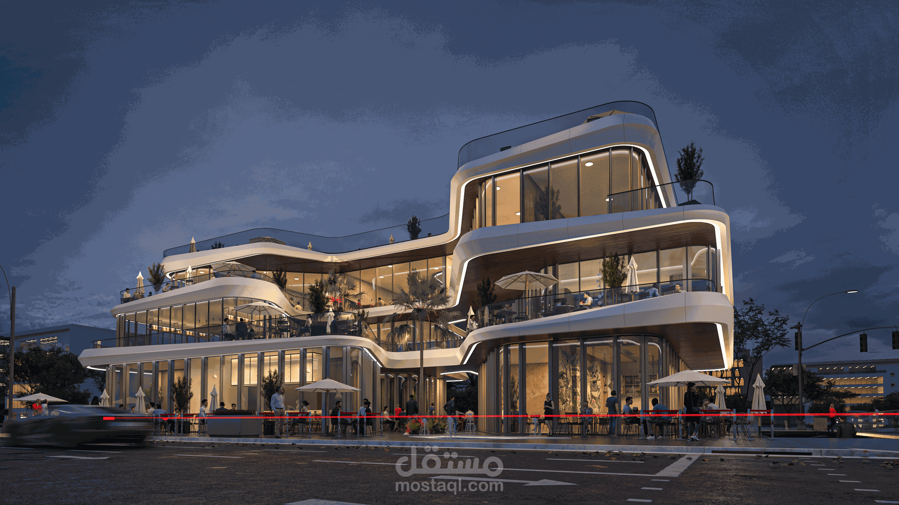 مبنى متعدد الاستخدمات