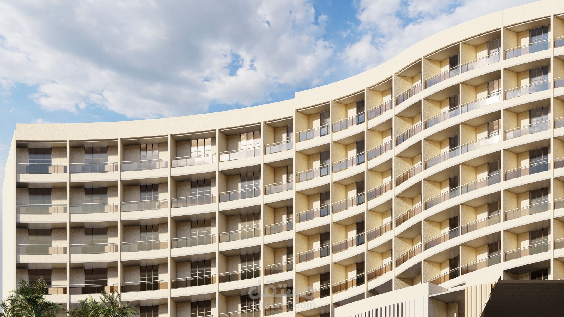 تصميم كامل لفندق