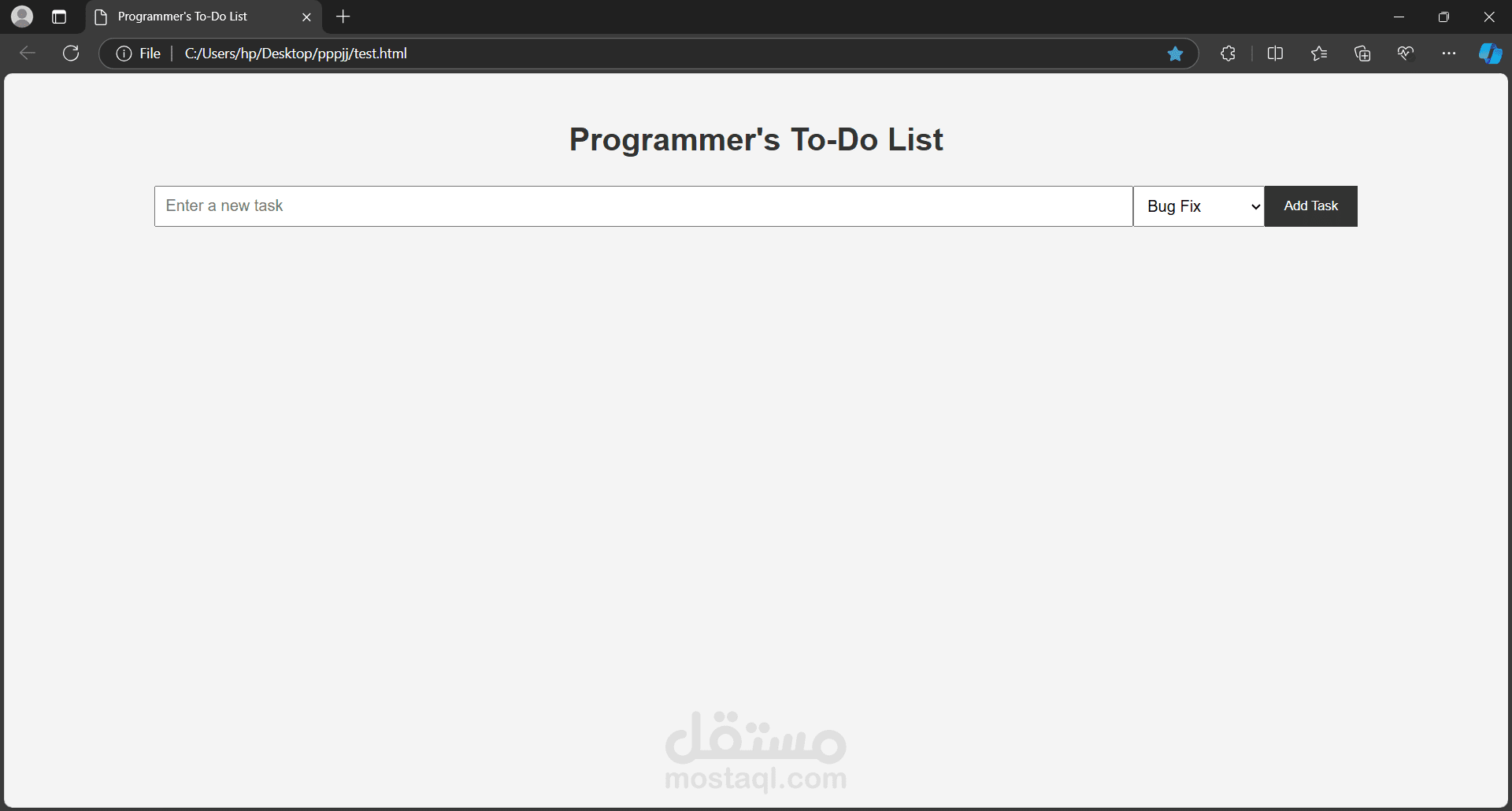 to do list for programers
