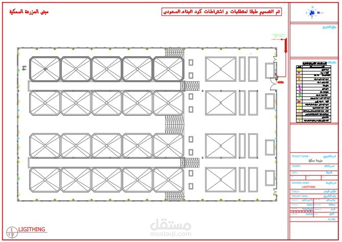 تصميم المخططات الكهربائية لمزرعة سمكية