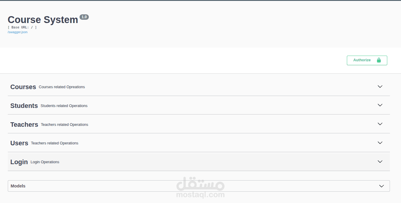 Course Registration System APIs