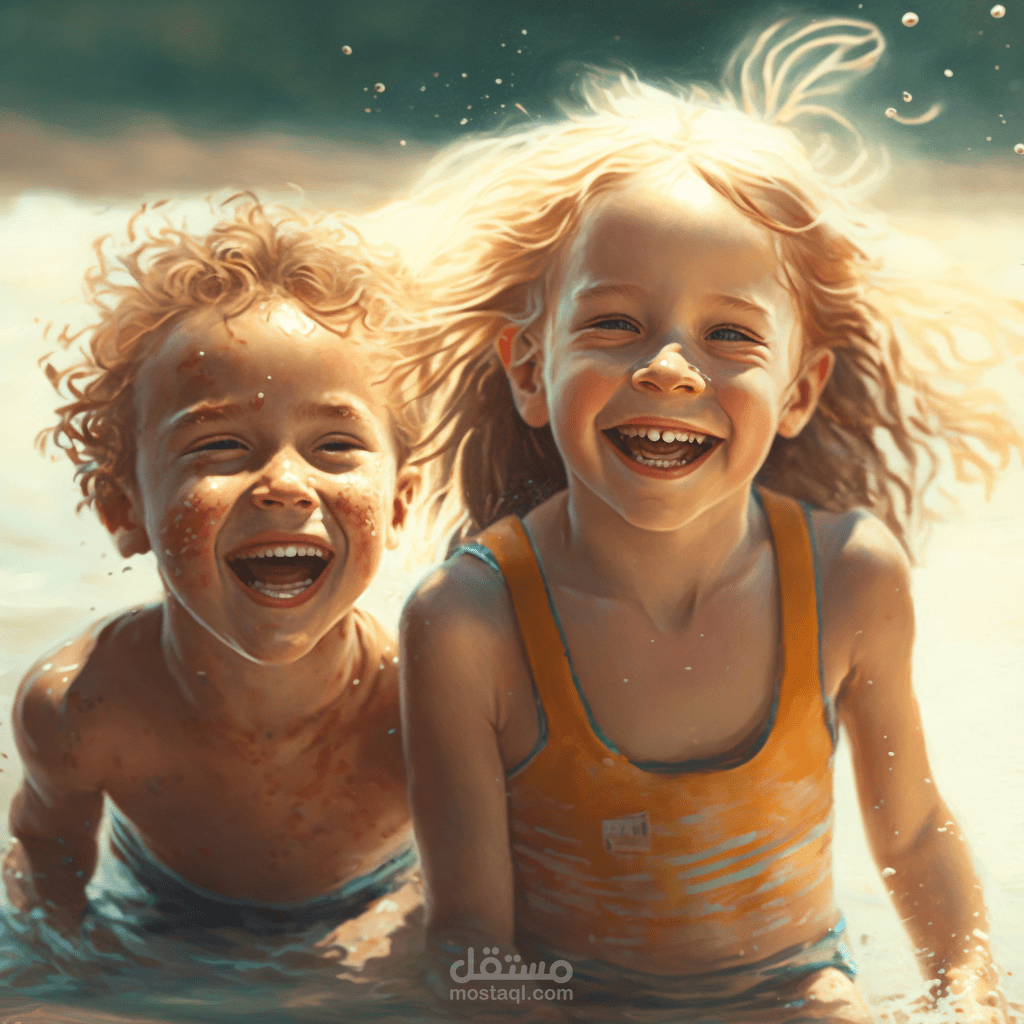 A beautiful boy and girl