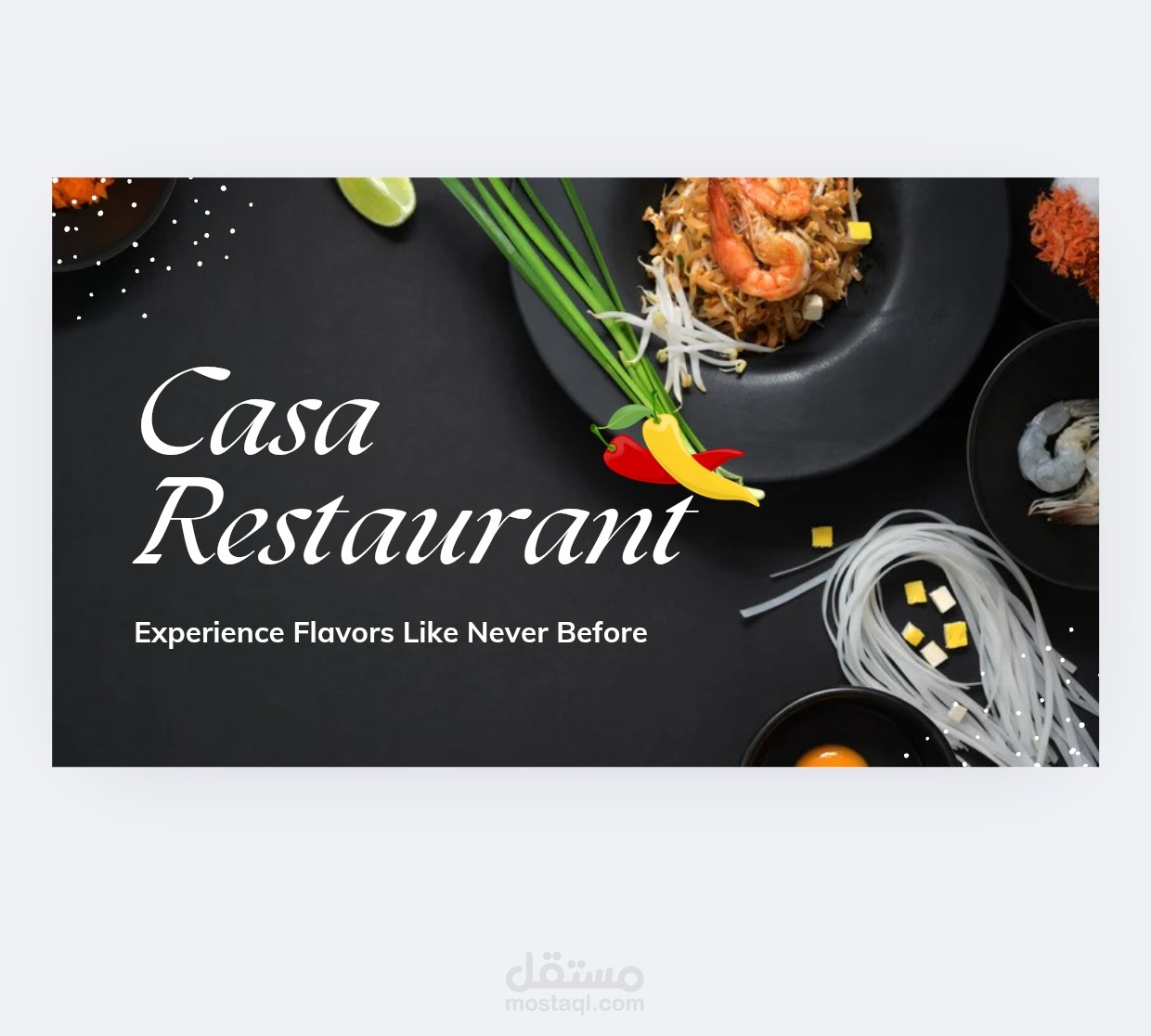 واجهة لمطعم casa restaurant