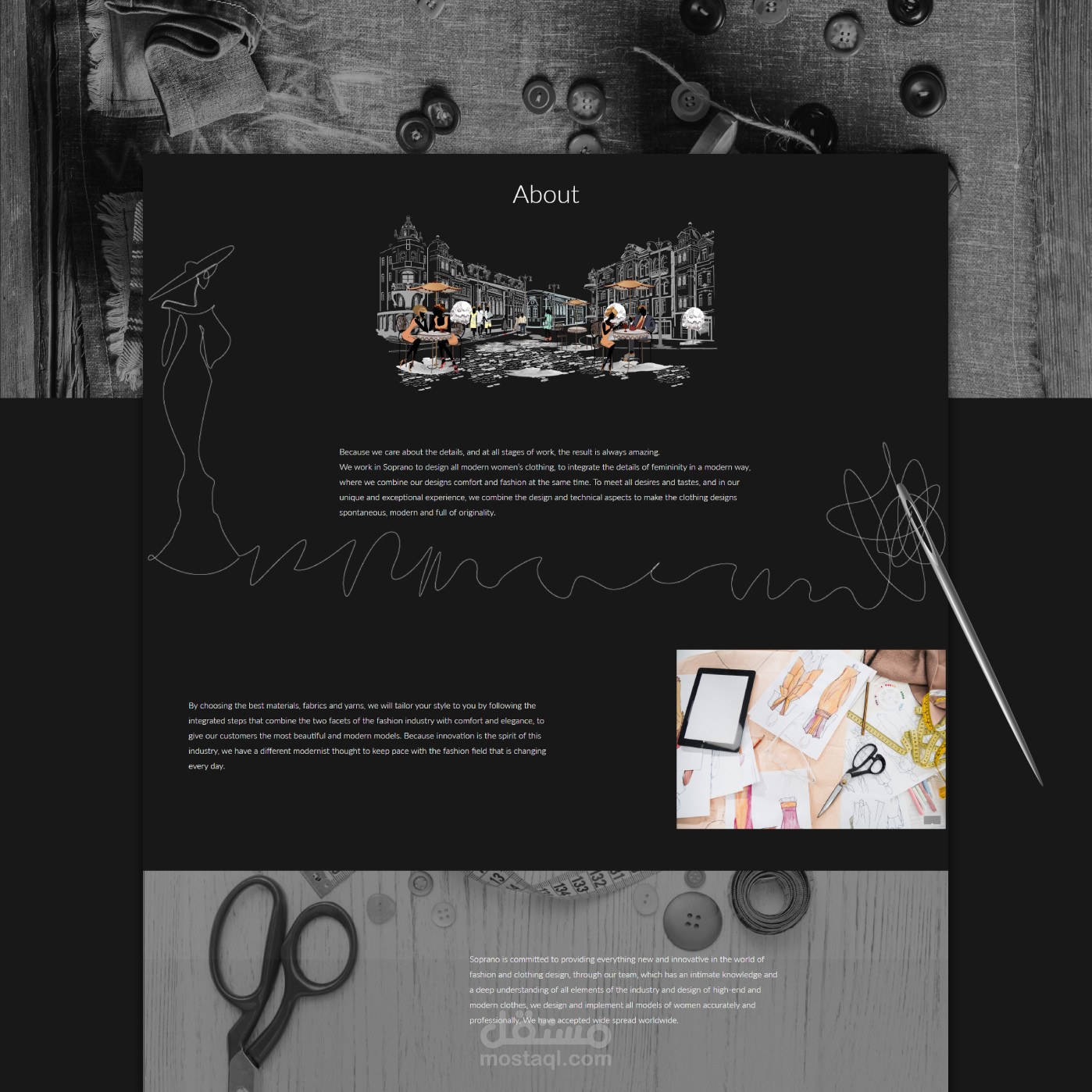 Fashion Website UI Design