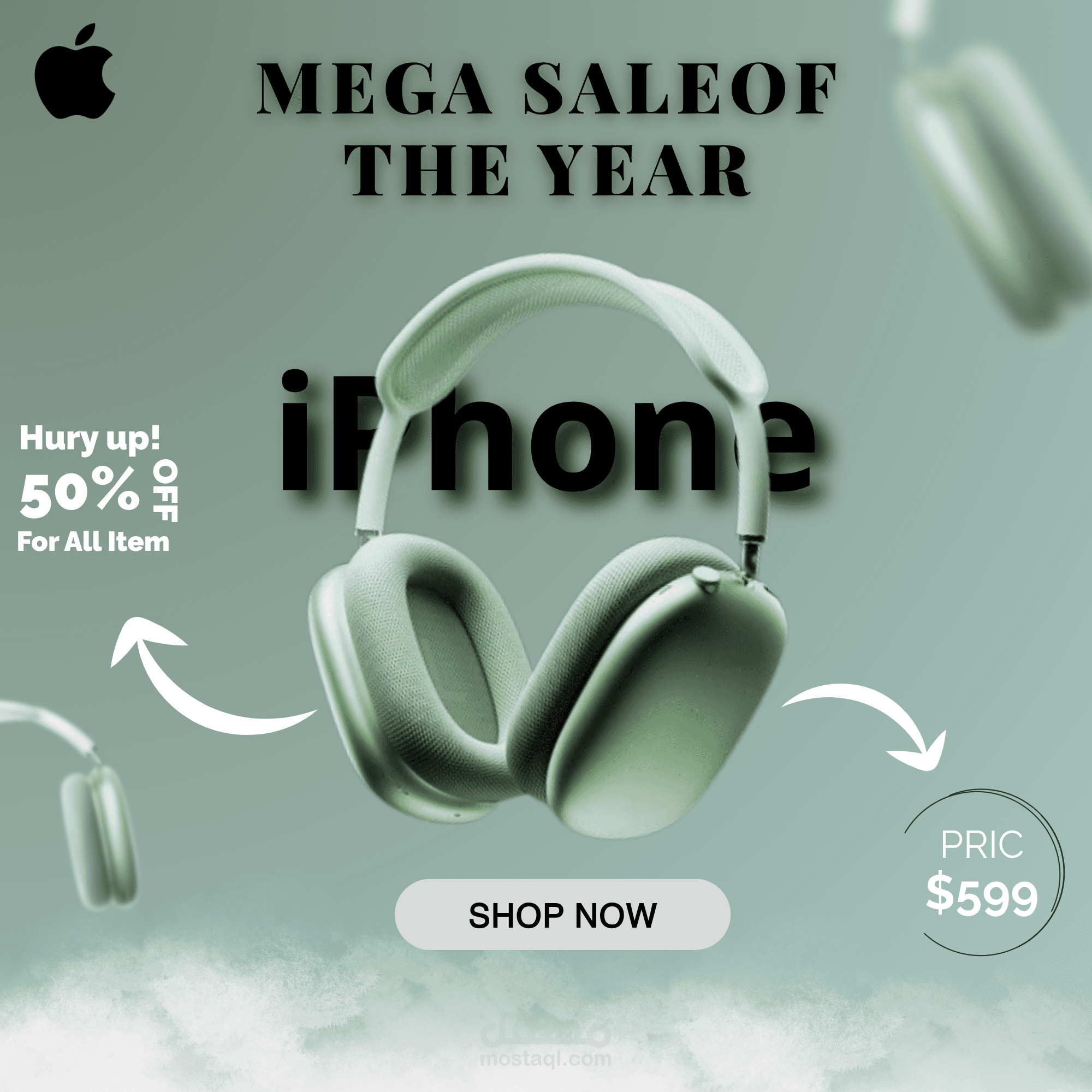 Social media design advertisement