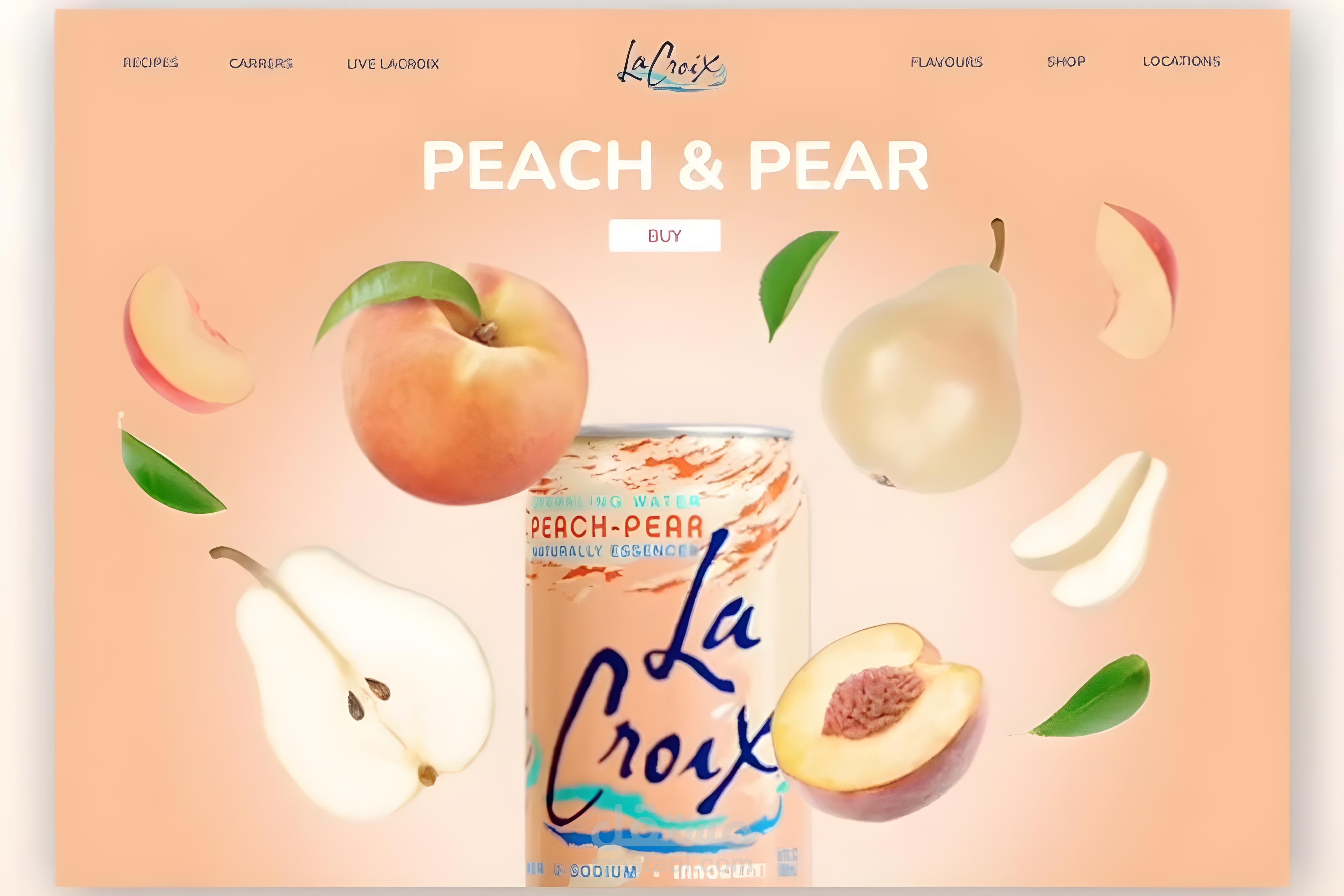 Company website for a Fruit juices
