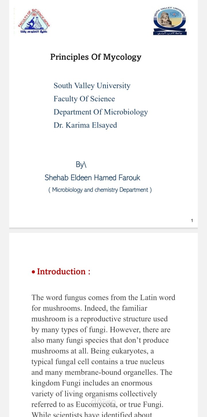 Research About Fungi