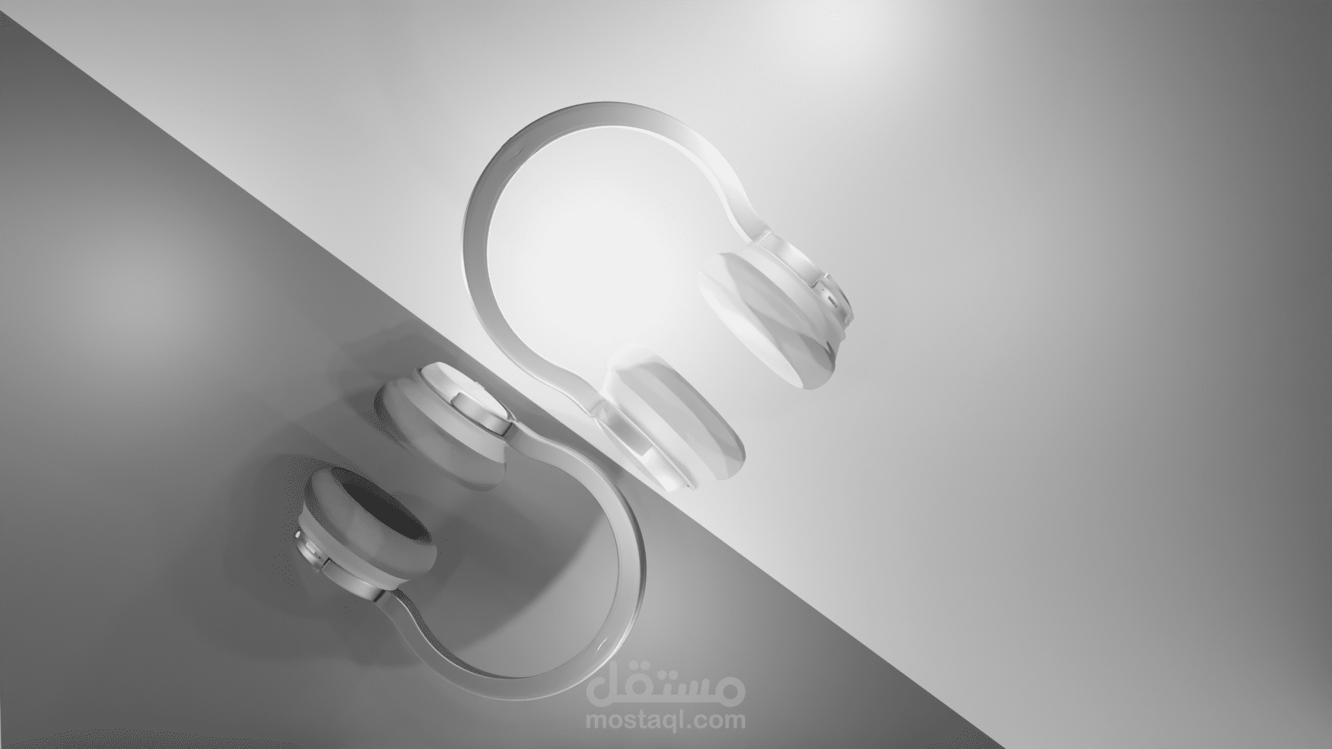 تصميم 3D لسماعات بطريقة جذابة و ملفتة لانظار الزبائن