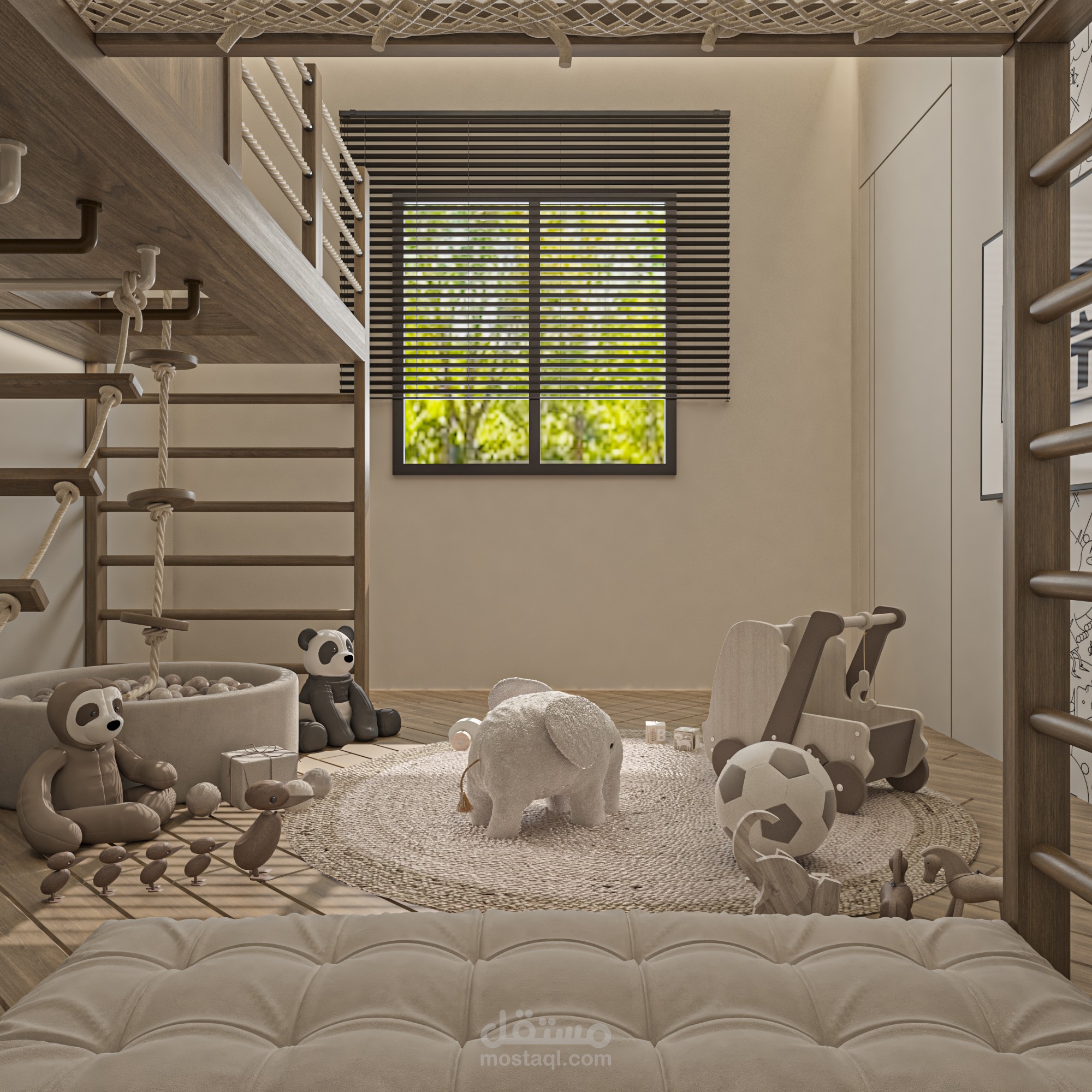 Kids' play room (تصميم غرفة لعب أطفال )