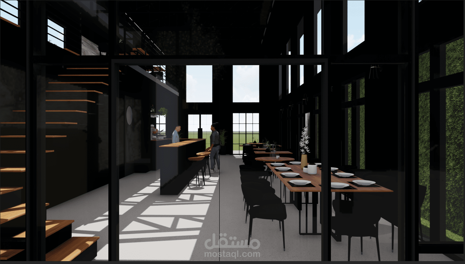 مطعم Black House