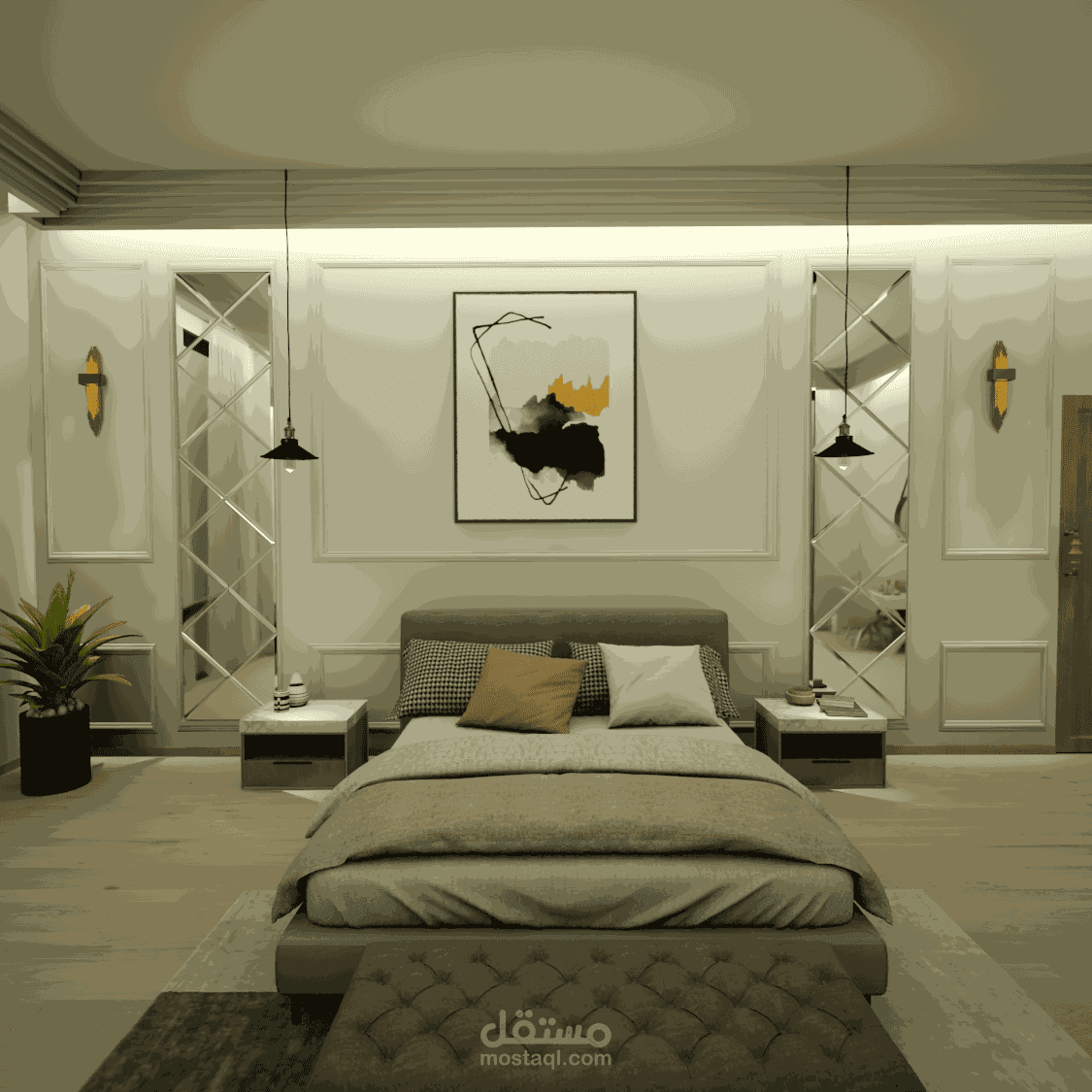 تصميم داخلي لمنزل New Classic