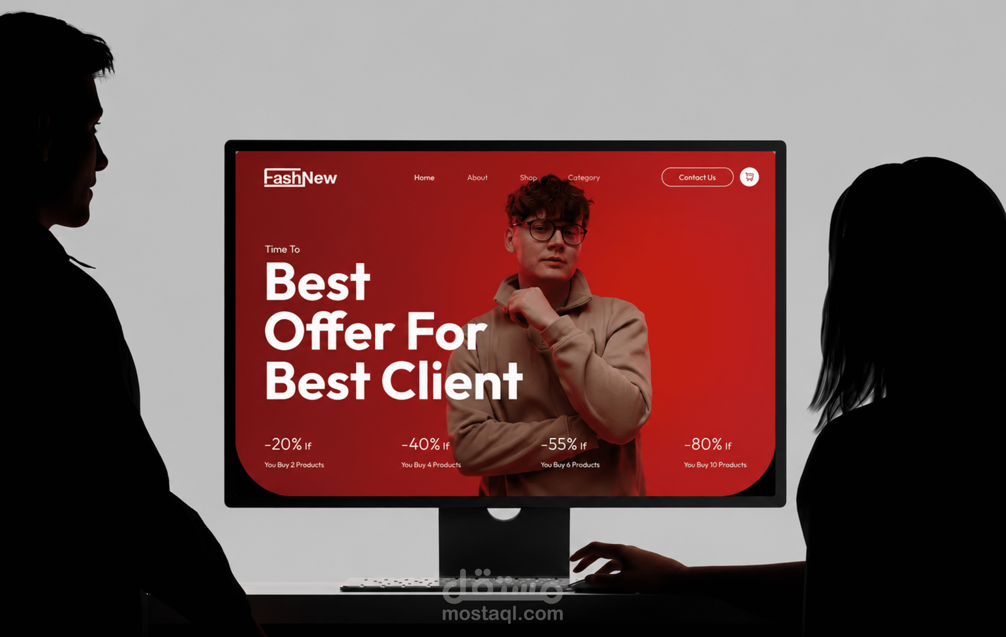 FashNew | ecommerce website UI Design