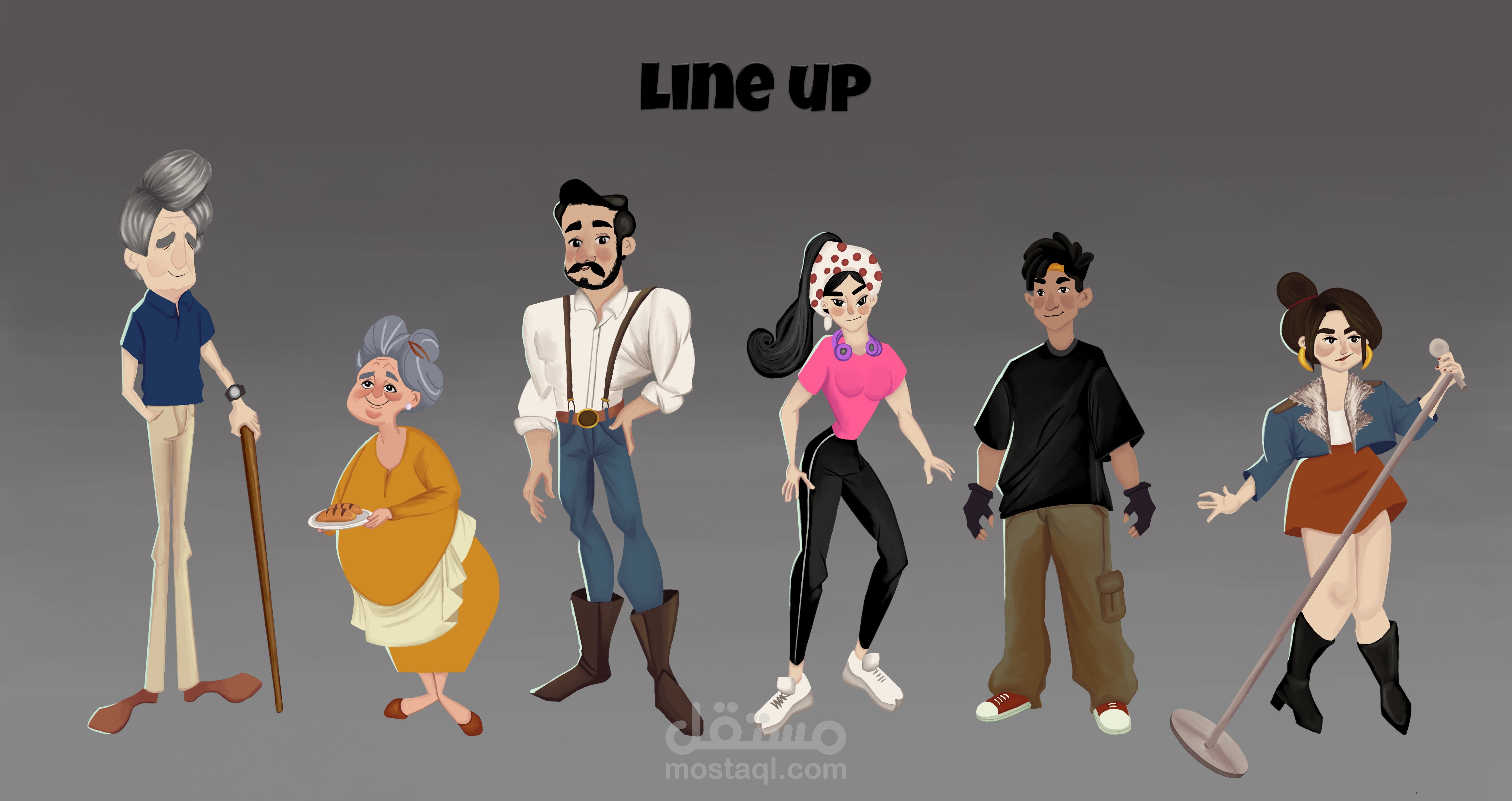 تصميم شخصيات