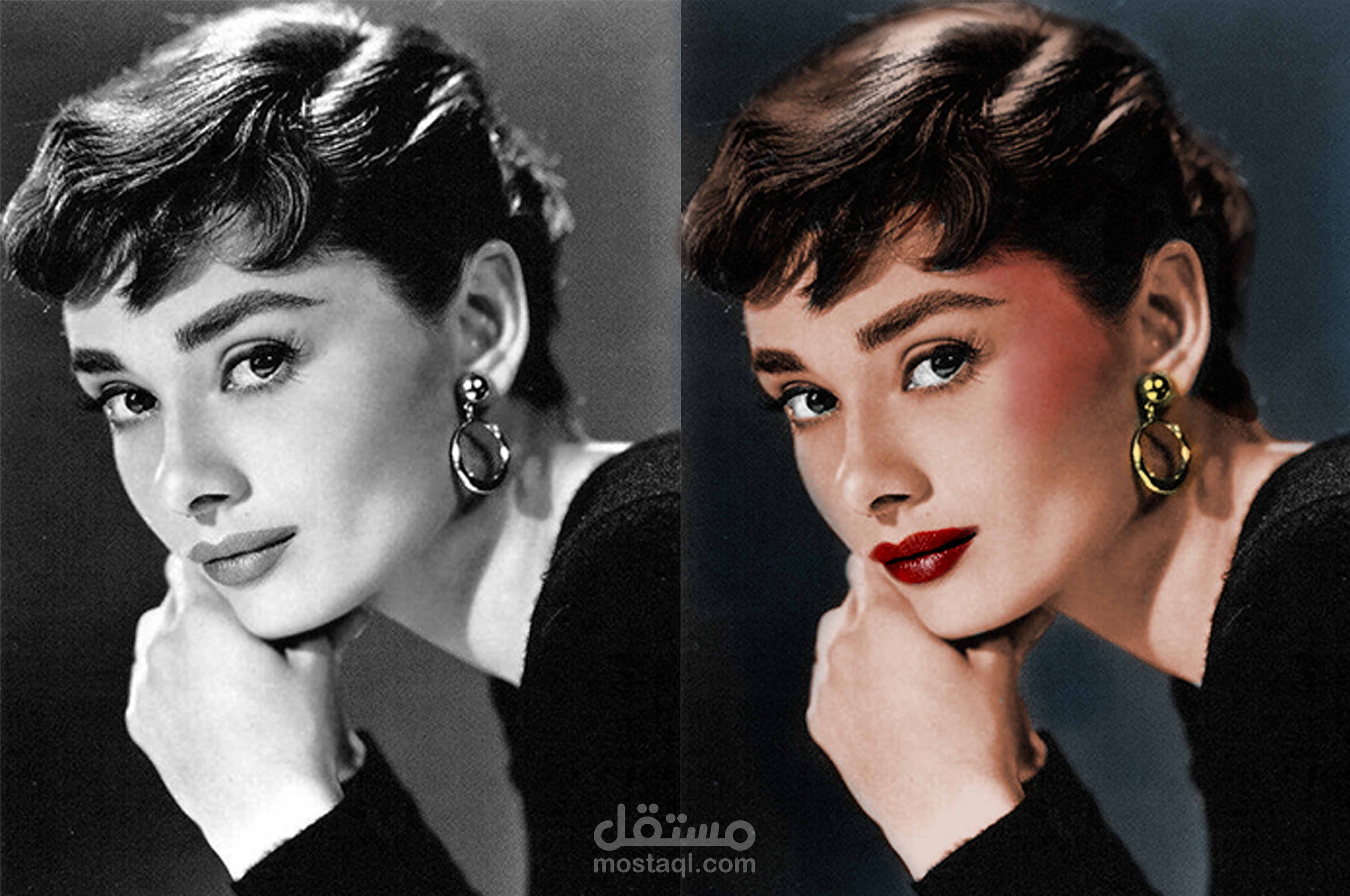 ترميم وتلوين الصور القديمة