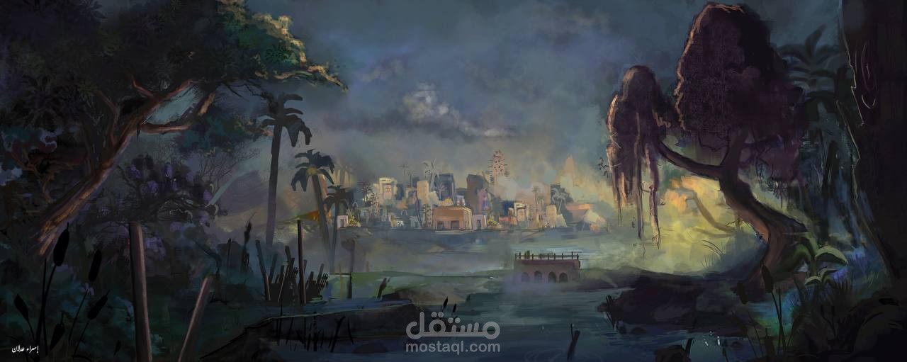 تصميم ورسم رقمي للخلفيات