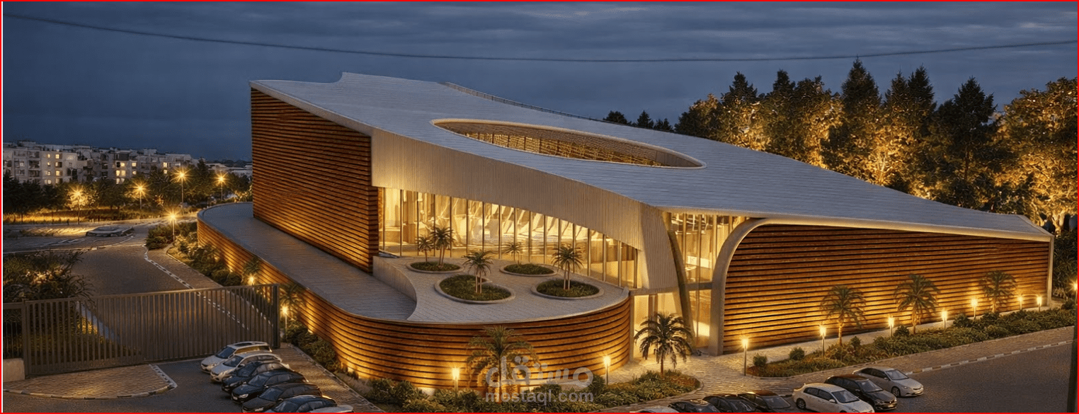 Complete Architectural Project: Modern Polyclinic                مشروع معماري متكامل: عيادة متعددة التخصصات عصرية