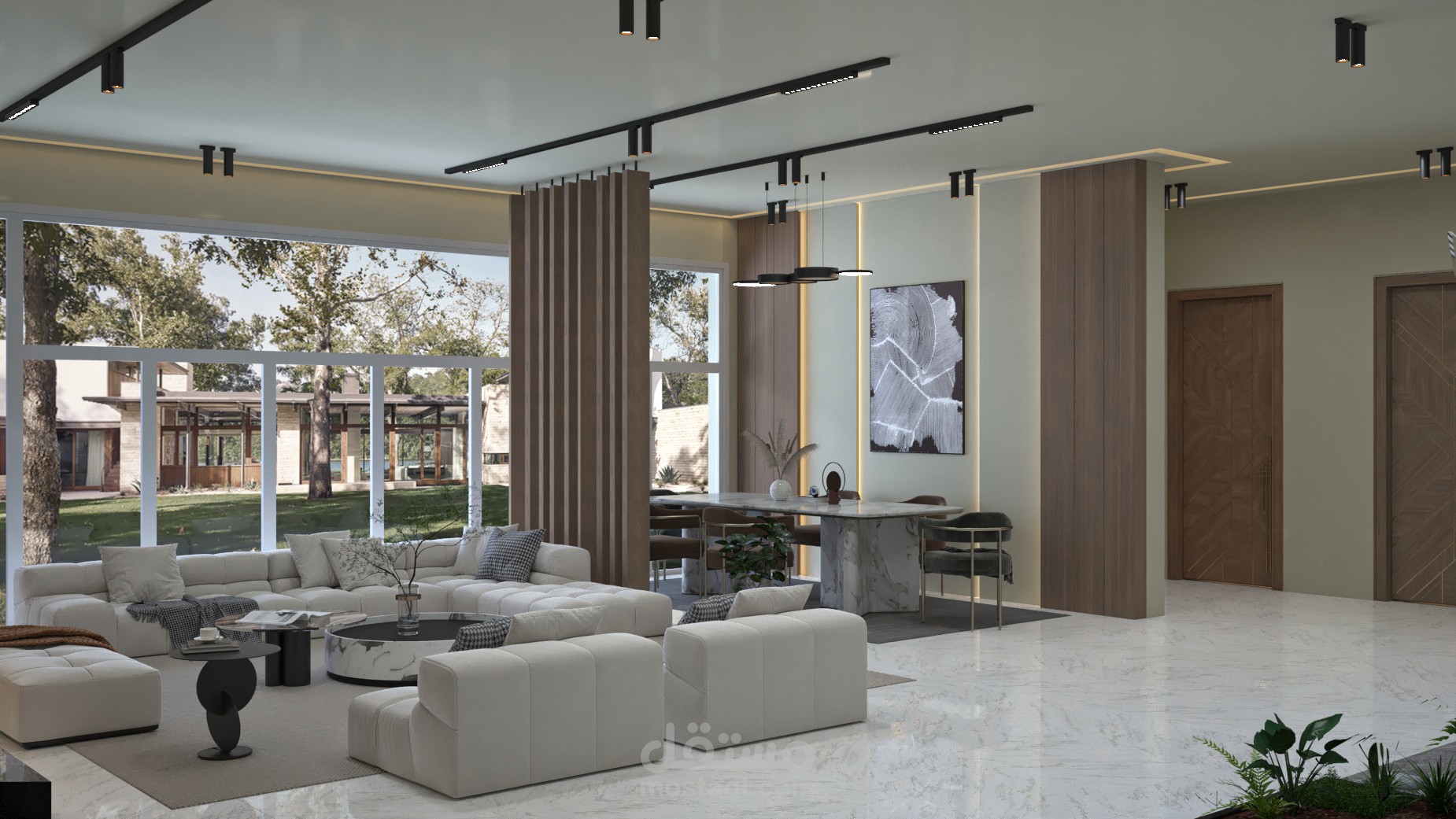 تصميم شقة مودرن