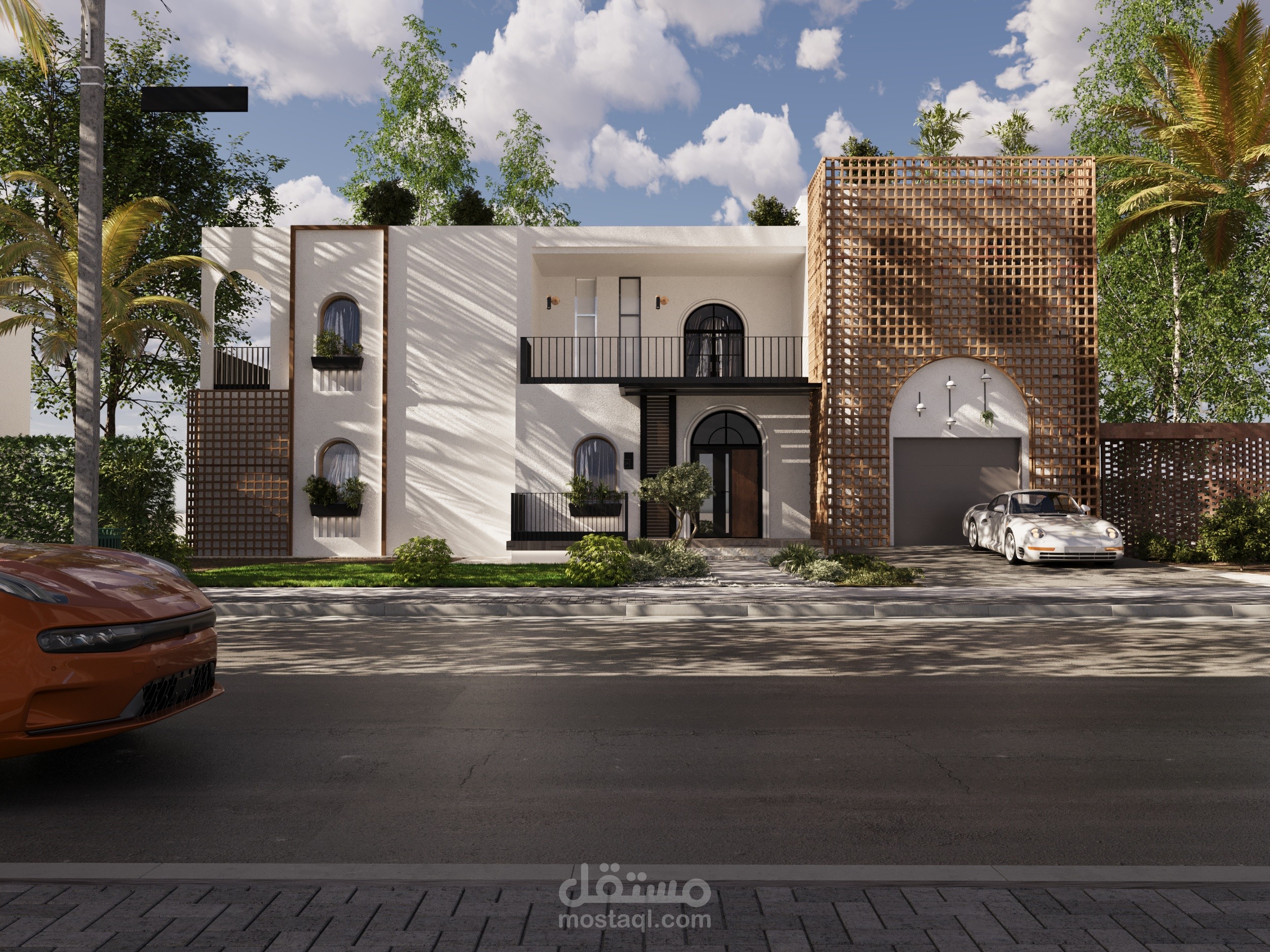 تصميم خارجي لفيلا - Villa Exterior Design