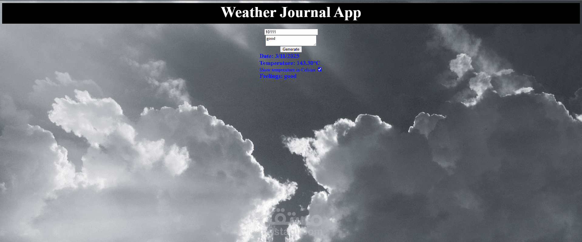 Weather app