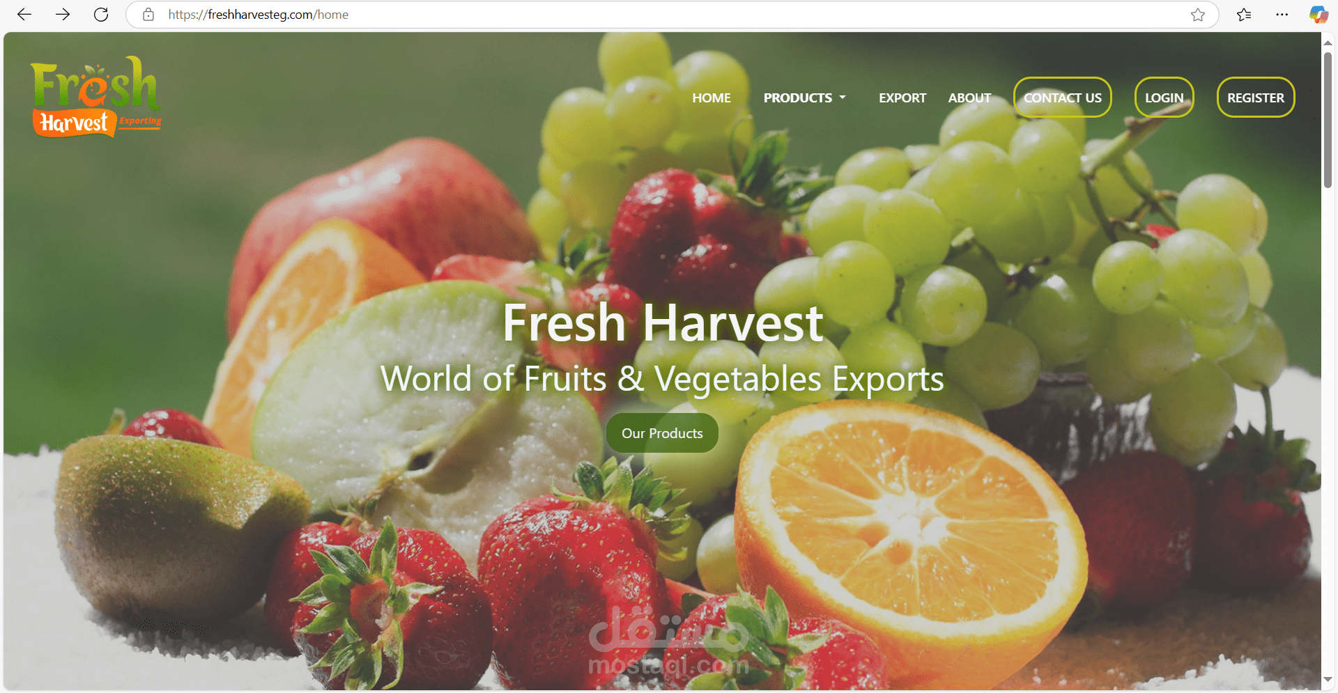 موقع تسوق لعرض منتجاتك و الطلب من خلاله