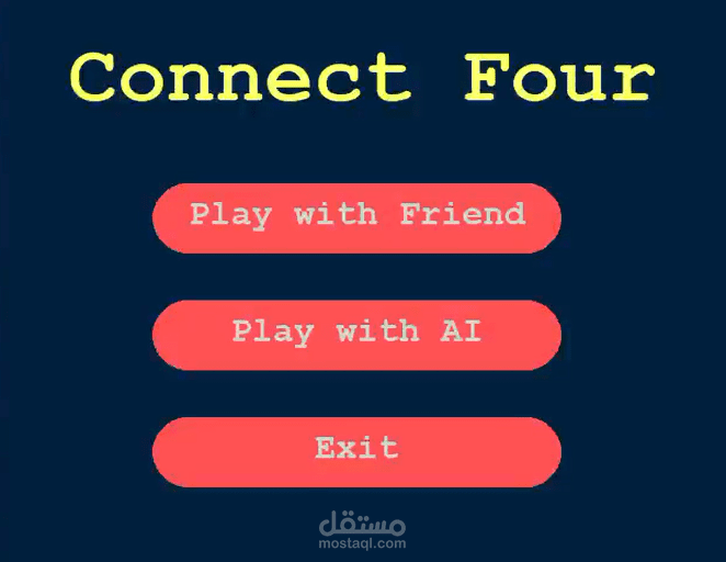 Intelligent AI-based Connect Four game