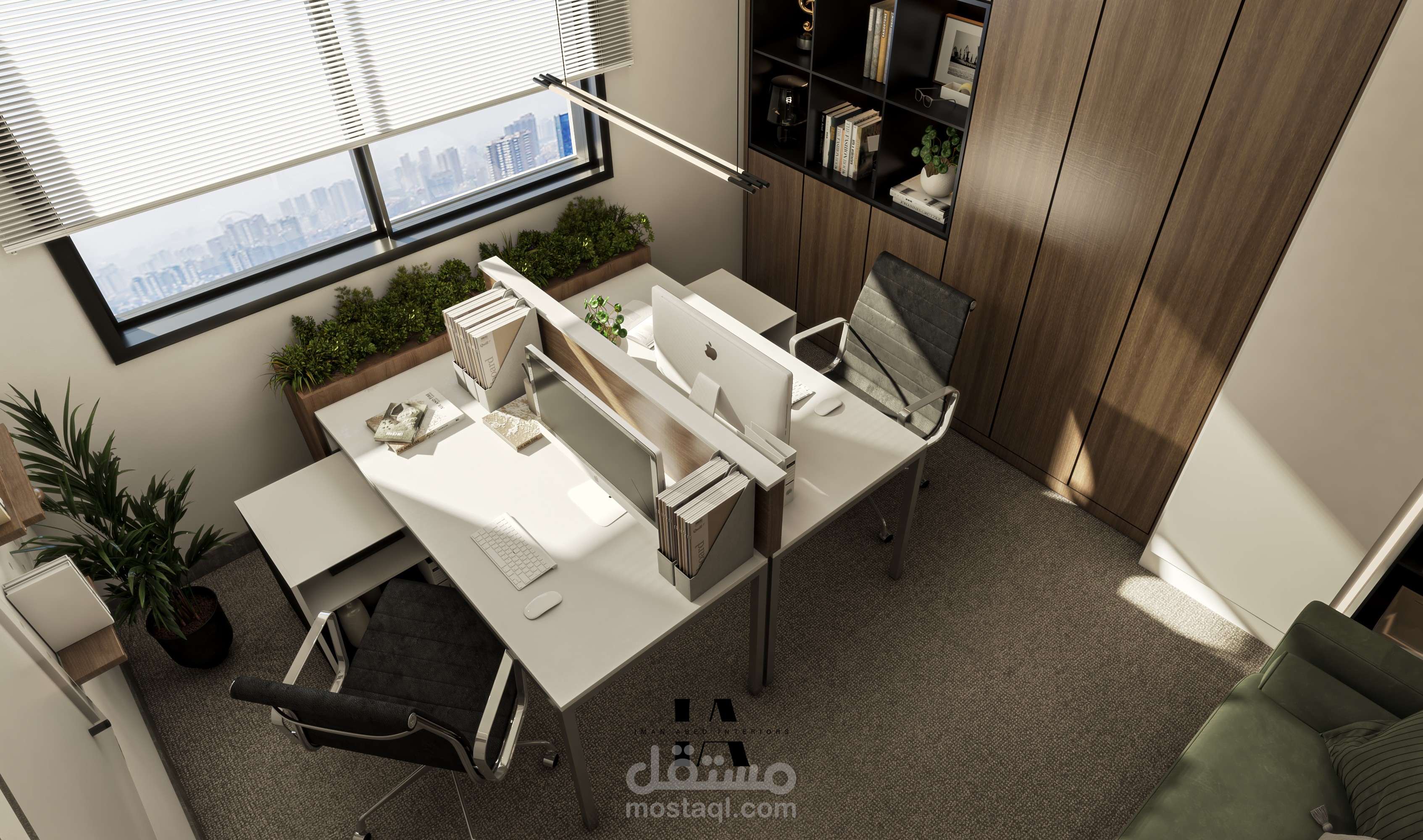 مكتب منزلي لاثنين