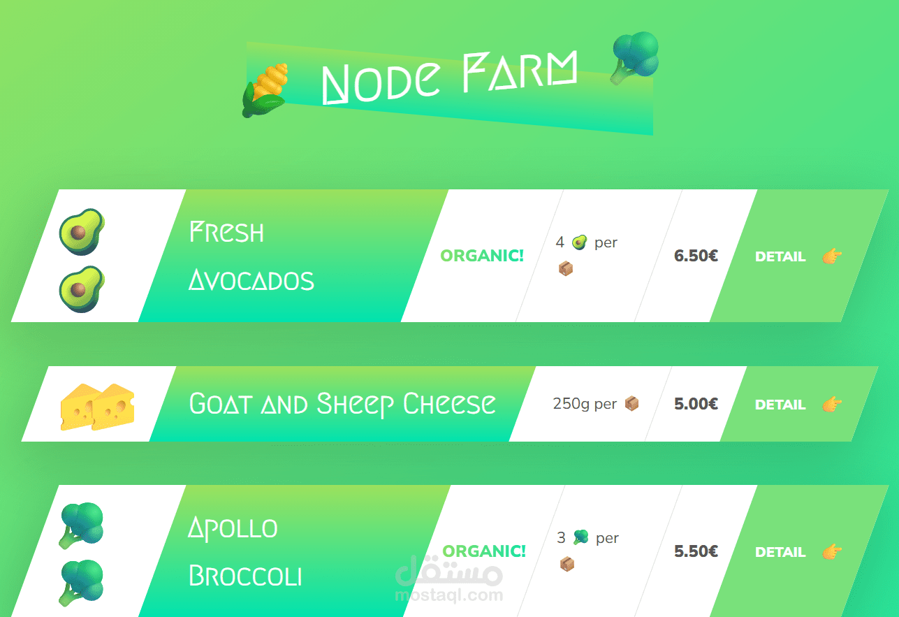 موقع ويب عصري ومتجاوب بتقنيات Node.js