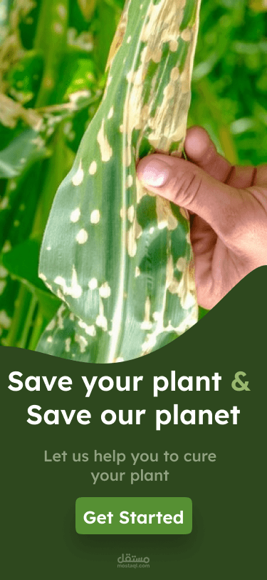 تصميم واجهة المستخدم وتجربة المستخدم [UI/UX Design] لتطبيق PlantDiseaseX