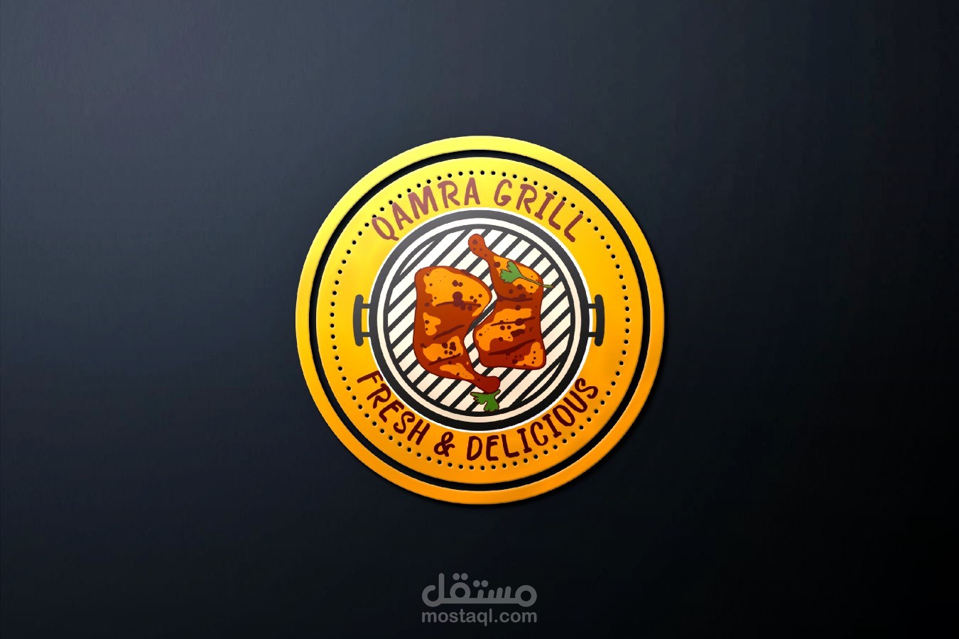 لوجو لمطعم دجاج مشوي
