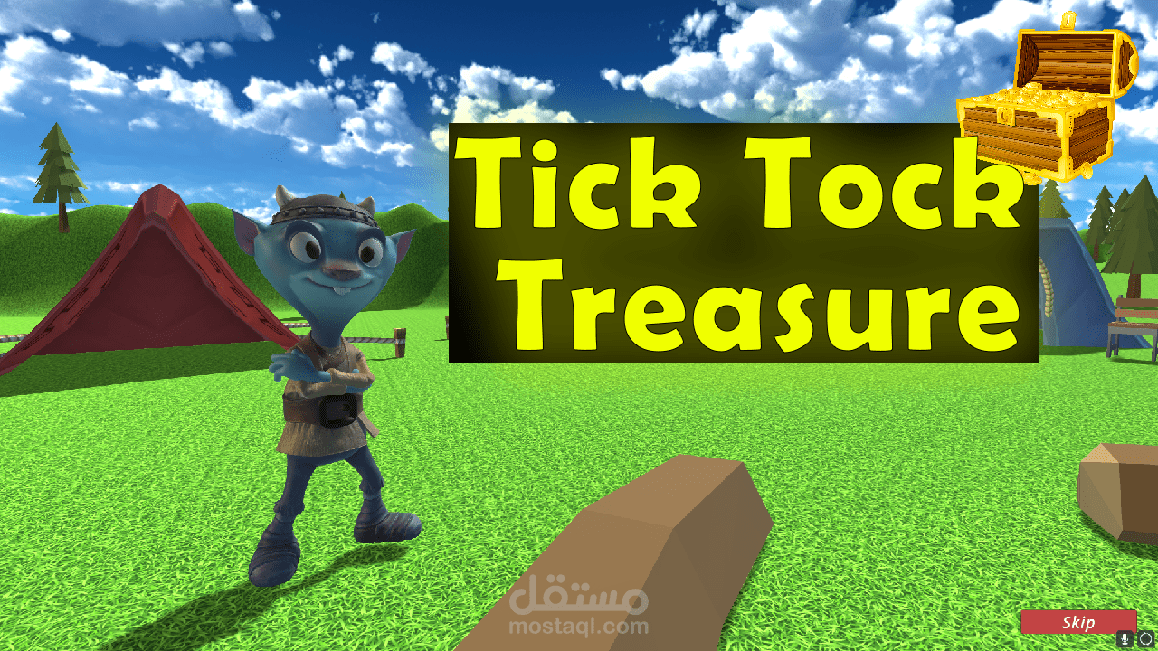 Tick Tock treasure: تطوير لعبة Hack and Slash ثلاثية الأبعاد باستخدام Unity
