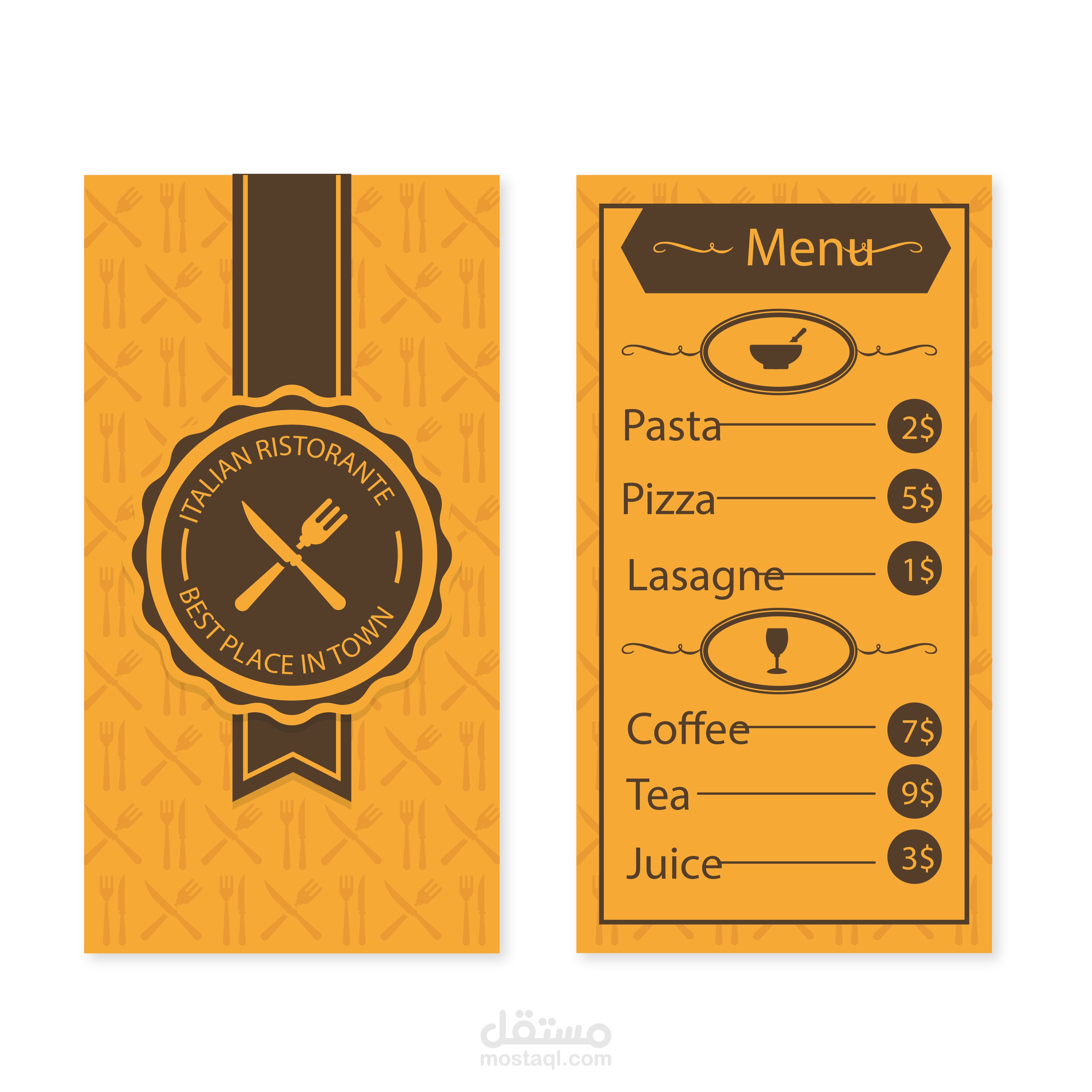 menu desgin
