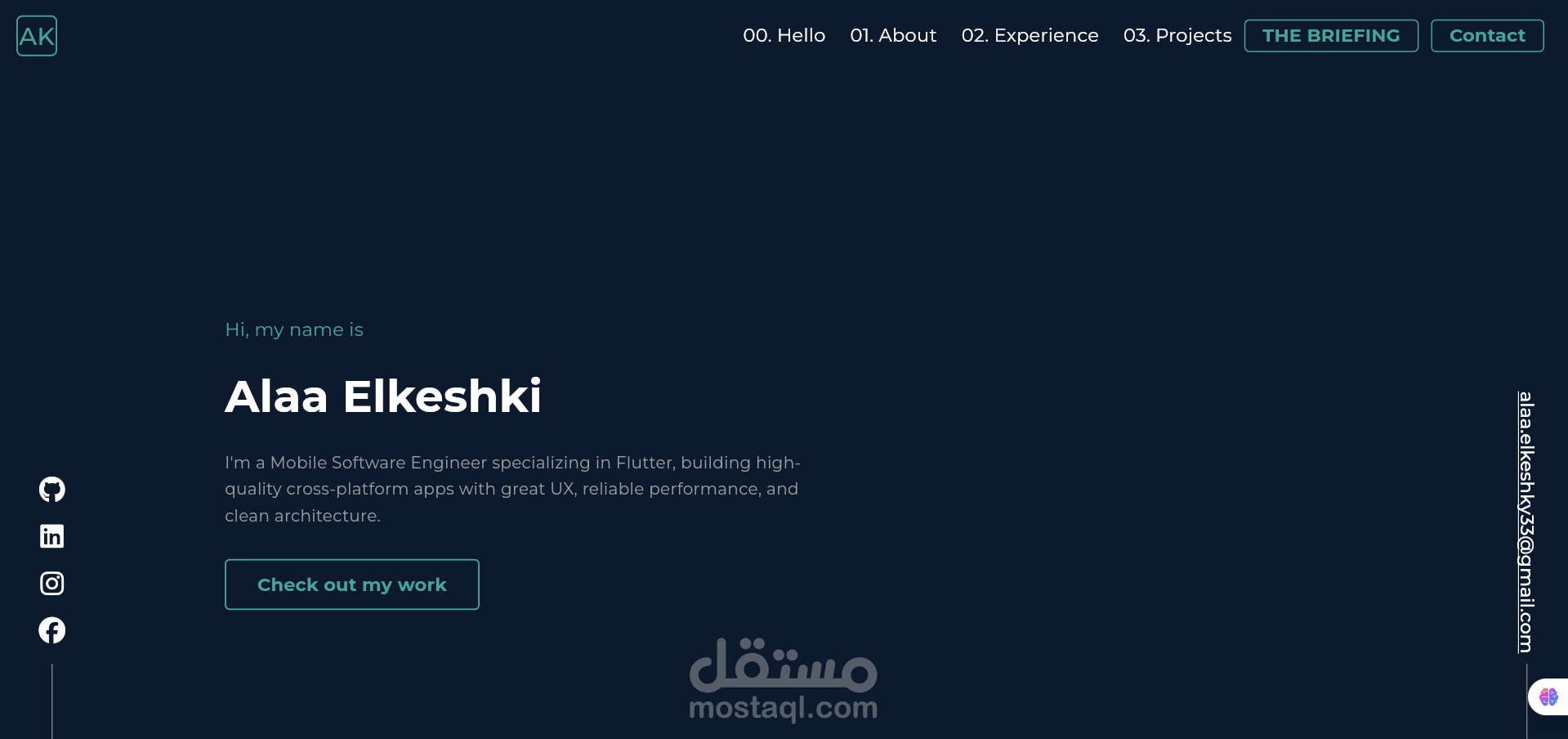 تصميم Portfolio احترافي وسيرة ذاتية رقمية