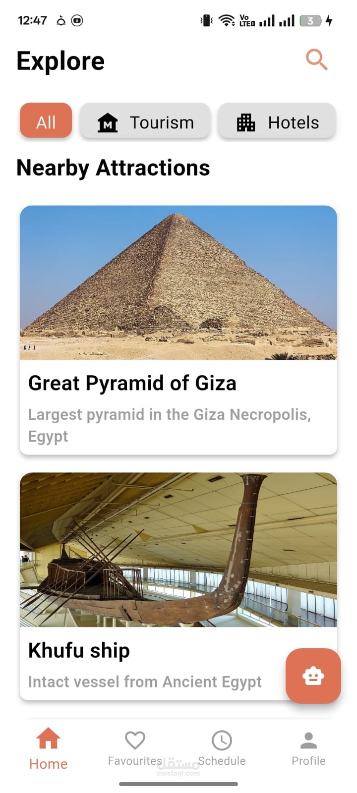 Boslah tour guide app