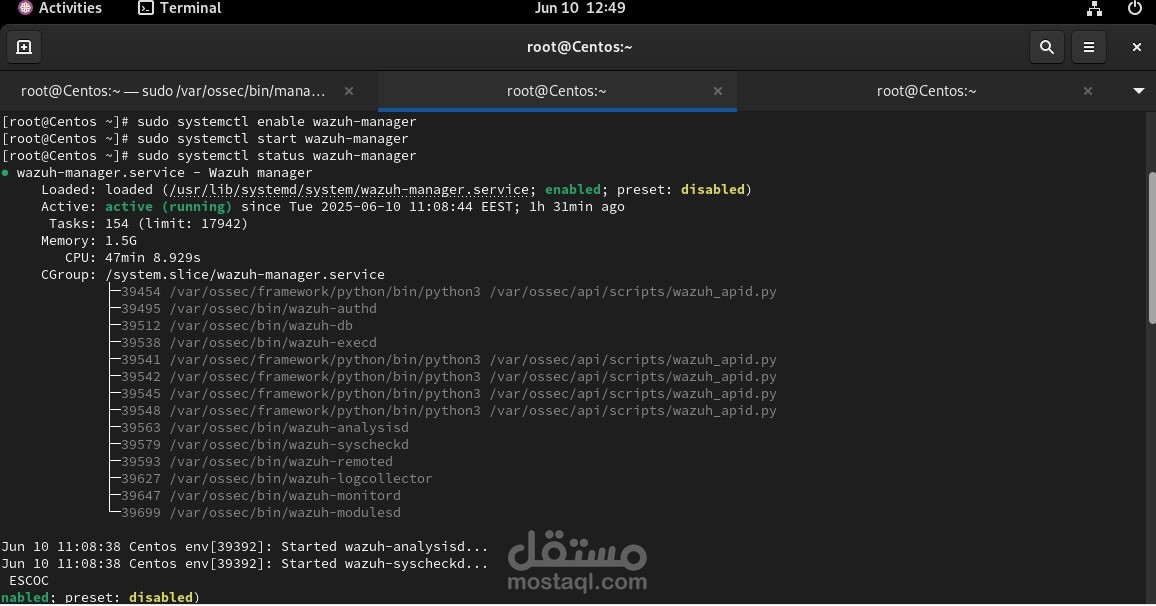 تحليل الهجمات عن طريق wazuh siem solution