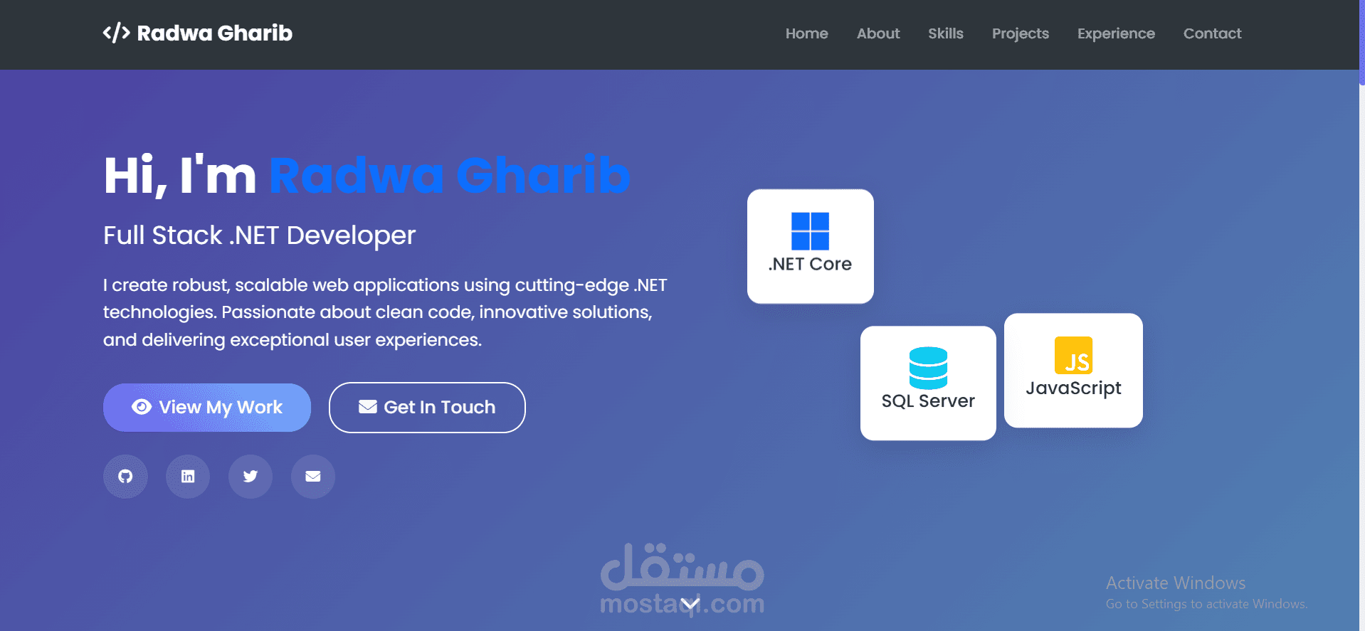 portfolio website