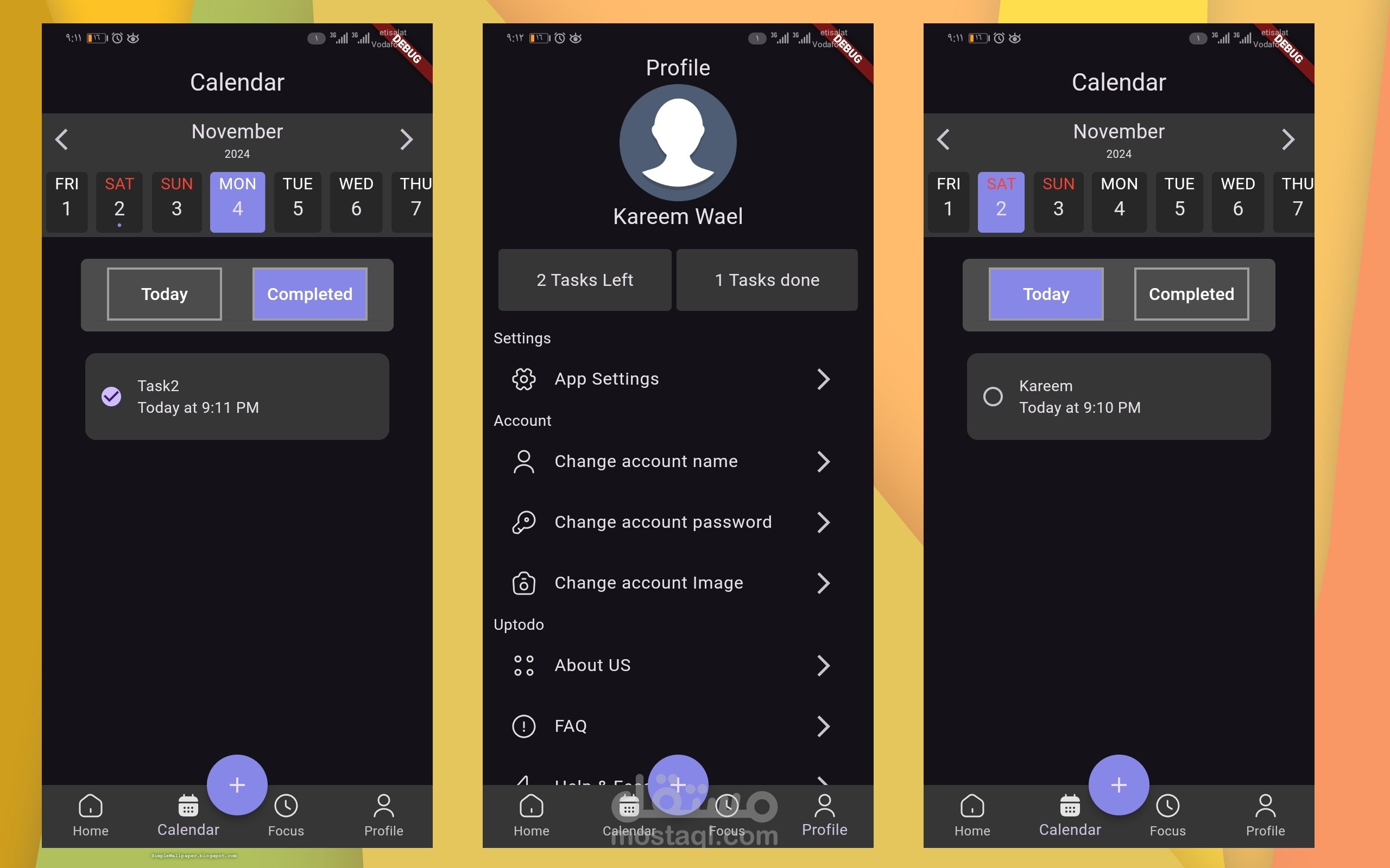 تطبيق UpTodo