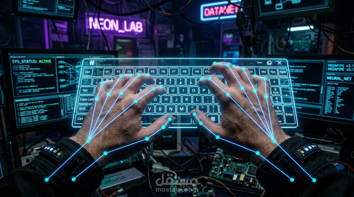 Virtual Keyboard with MediaPipe & OpenCV