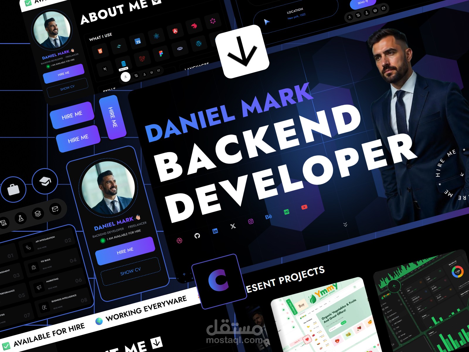 بورتفوليو شخصي - Next.js
