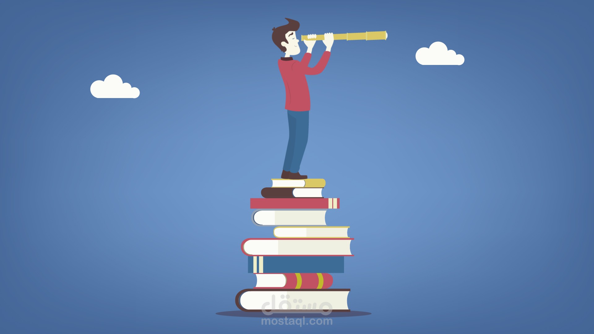 موشن جرافيك - نادي كتابي بالسعودية