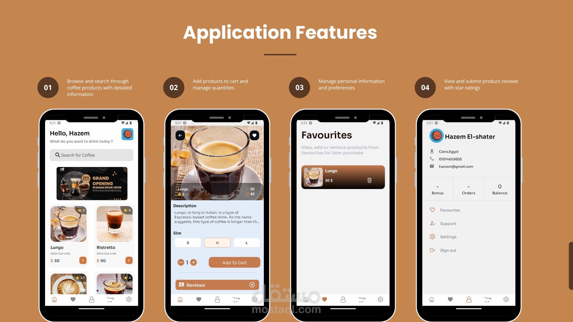 CuppaCart Coffee app