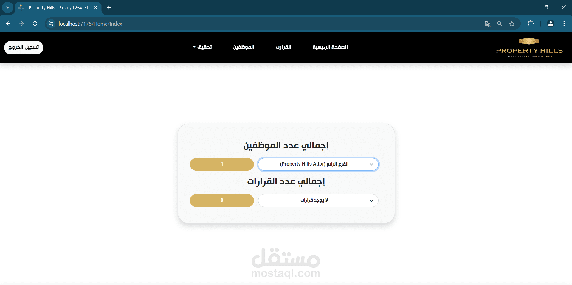 موقع لإدارة الموظفين بالشركات