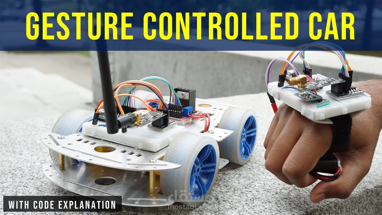Controlling Car with Hand Motion | مستقل