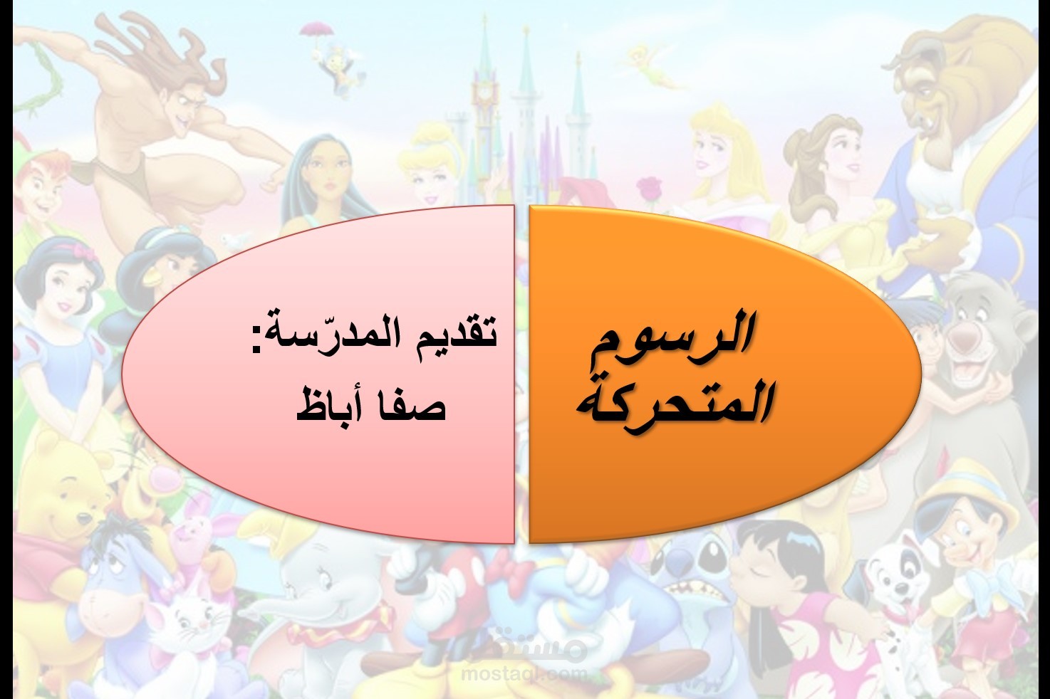 عرض بور بوينت تفاعلي عن الرسوم المتحركة نشأتها ومخاطرها