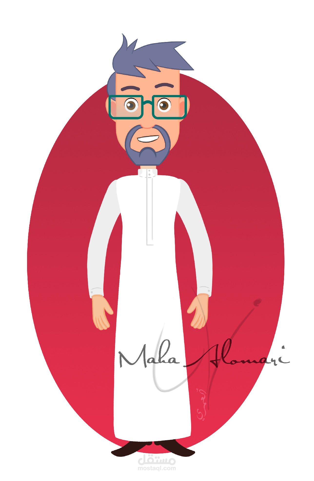 تصميم شخصية جرافيك