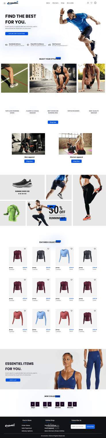 Evolution هو تطبيق ويب مبتكر 3 في 1 مخصص لعشاق الرياضة واللياقة البدنية، يجمع بين المجتمع، التجارة، والأدوات الصحية الذكية في منصة واحدة.
