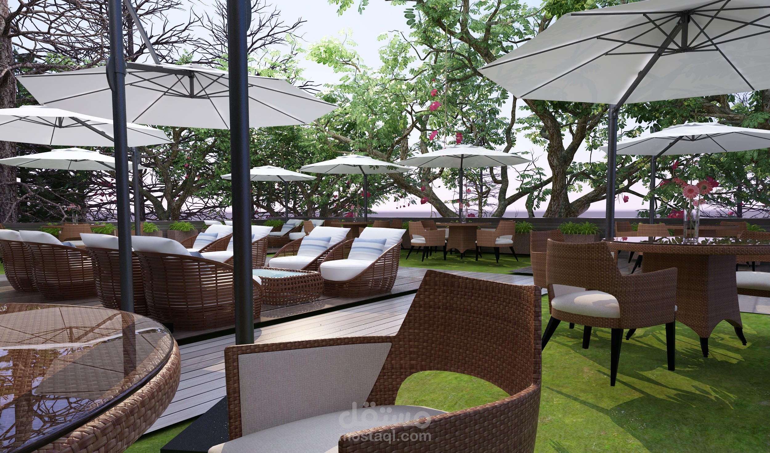 كافيه خارجية تراسية